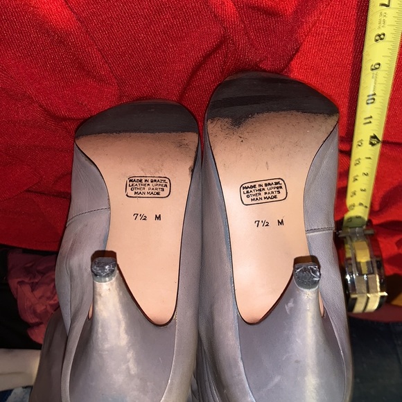 Vintage 80s Leather Heeled Boots - Picture 4 of 6